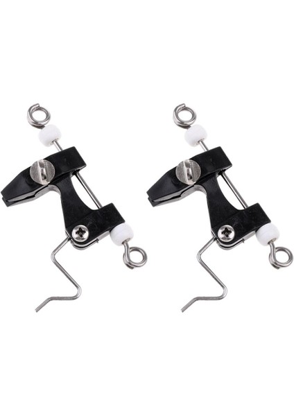 2 Adet Kayık Trolling Klipler Outrigger Bırakma Downrigger Lure Bait Line Klipler 7.5x3.5 cm