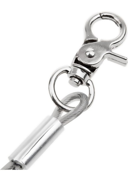 Snap Kancalı Dayanıklı 3m Paslanmaz Çelik Tel Sarılı Kordon Tether(Yurt Dışından) modelleri