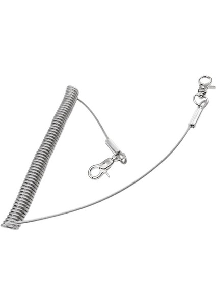 Snap Kancalı Dayanıklı 3m Paslanmaz Çelik Tel Sarılı Kordon Tether(Yurt Dışından) fırsatları