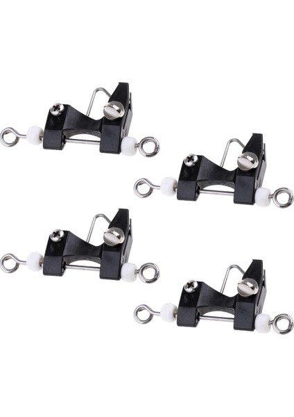 4 Adet Outrigger Serbest Bırakma Klipleri Ayarlanabilir - Downrigger- Uçurtma 7.5x3.5 cm