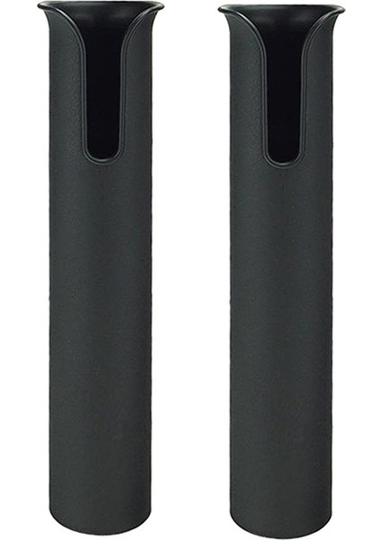 2x Abs Kendinden Yapışkanlı Kutup Tekne Çubuk Tutucu Depolama Organizatör Yacht Siyah