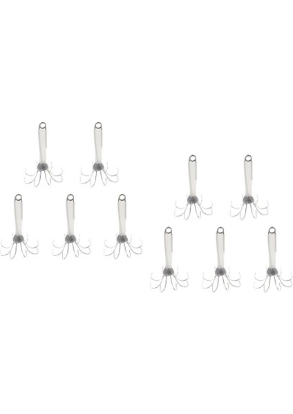 10 Adet Tuzlu Su Kalamar Jig Kanca Aydınlık Sert Balıkçılık Lures Karanlıkta Glow(Yurt Dışından)