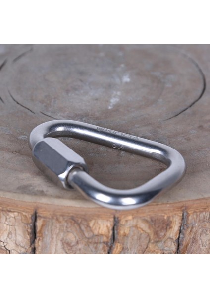 60KN Biwgate Kilitleme Üçgen Karabina Kaya Tırmanışı Mağaracılık Ağacı Arborist fiyatları