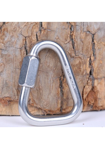 60KN Biwgate Kilitleme Üçgen Karabina Kaya Tırmanışı Mağaracılık Ağacı Arborist fırsatları