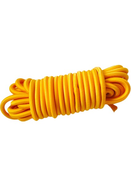 4mm x 5m Elastik Bungee Halat Şok Kablosu Tekne Römork Sarı Için Aşağı fiyatları