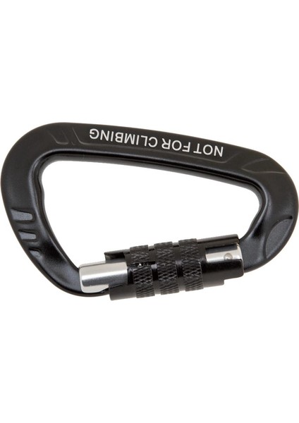 Alüminyum Büküm Otomatik Kilitleme D Karabina Yapış Kanca Hamak Sırt Çantası Aracı 12KN Siyah modelleri