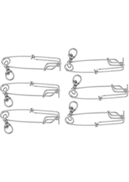 6 Adet Longline Dal Askı Snaps Speargun Şamandıra Hattı Tonca Klip Konnektörleri