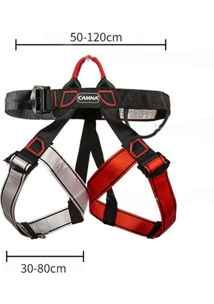 2x Tırmanma Koşum Emniyet Kemer Ağacı Tırmanma Rappelling Donatmak Siyah Kırmızı Gri(Yurt Dışından) fiyatları