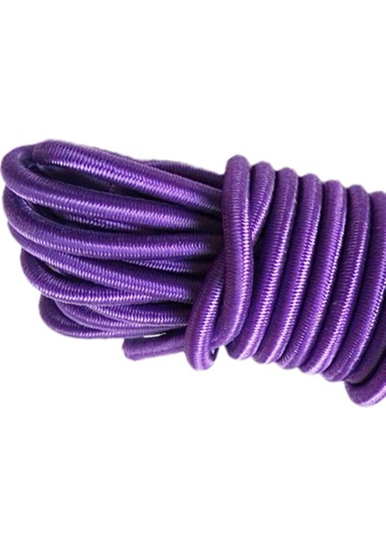 5 M x 5mm Elastik Bungee Halat Şok Kordon Kravat Aşağı Kayık Tekne Mor Için Dıy modelleri