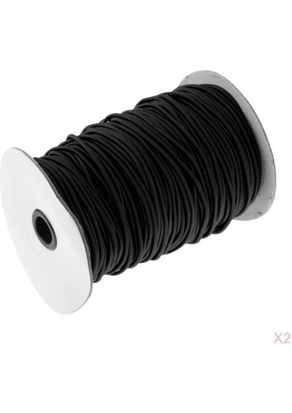 2 Parça 2mm Elastik Bungee Halat Şok Kordon Kravat Down-Tekne / Römork Kapak 150M