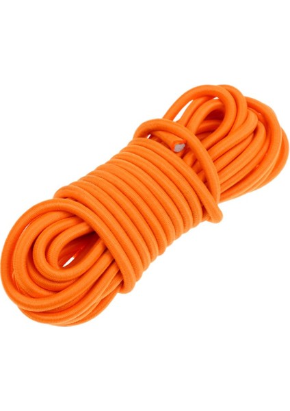 5 Mx 5mm Elastik Bungee Halat Şok Kordon Kravat Aşağı Kayık Tekne Turuncu Için Dıy