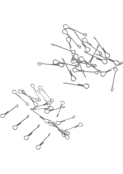 40 Parça Kafatası Mafsallı Shank 20MM 25MM (Her Boyut Için 20 Adet)