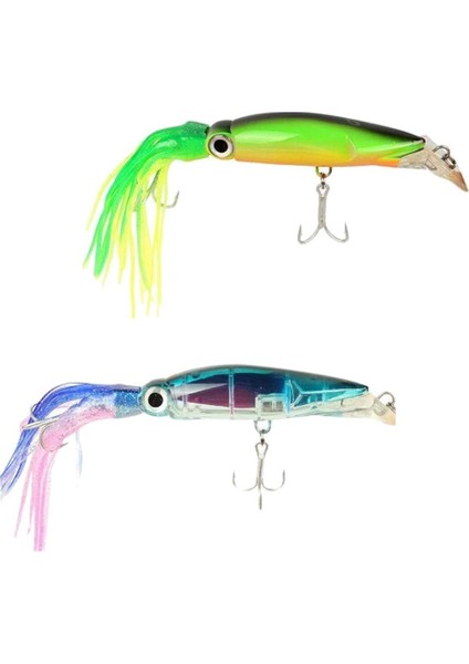 2 Adet, Balıkçılık Etekler Lures Kalamar Lure Ahtapot Lure Tona Marlin Trolling Lure(Yurt Dışından)