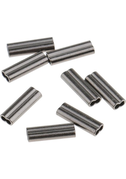 100 Adet Çift Varil Bakır Kollu Balıkçılık Kıvrımlar Sikişmek Için 1mm / 0.8mm(Yurt Dışından)