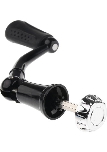 2 Adet Katlanır Rocker Balıkçılık Reel Kolu Düğmesi 800/1000/2000 Serisi Siyah Için modelleri