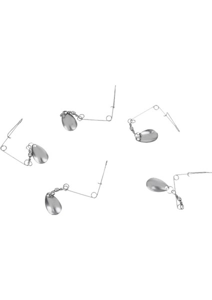 10 Adet Gümüş Spinnerbait Kuleleri Spinners Denge Braketi Kaşık Spinners Steel indirimleri