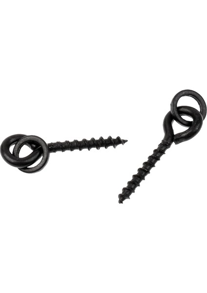 100 Adet Yuvarlak Döngü Yem Vida Sazan Balıkçılık Mücadele Yem Için Chood Rigs fırsatları