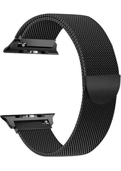 Apple Watch Uyumlu 45MM Milano Loop Çelik Kordon 45 mm Kayış Seri 7