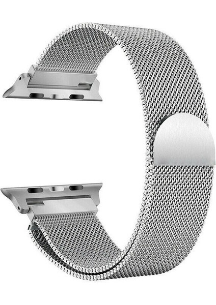 Apple Watch Uyumlu 45MM Milano Loop Çelik Kordon 45 mm Kayış Seri 7