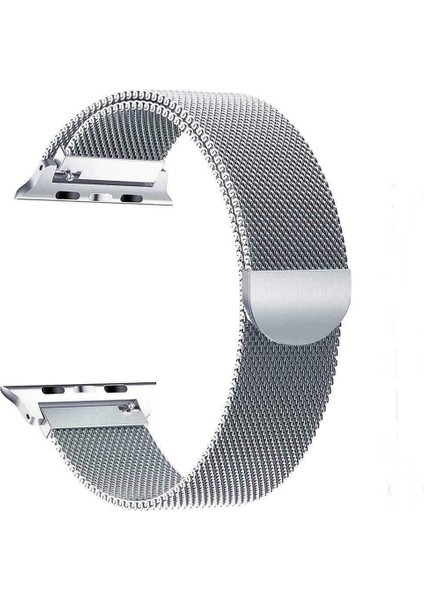 Apple Watch Uyumlu 45MM Milano Loop Çelik Kordon 45 mm Kayış Seri 7