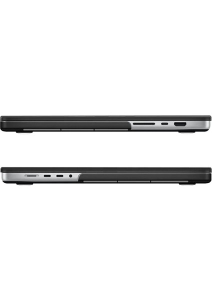 Macbook Pro 16.2 2021 A2485 M1 İşlemcili Koruma Kılıfı 3 Lü Set Hardcese