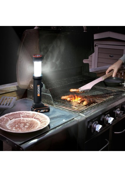 WX027.9 20VOLT 510 Lümen Çok Fonksiyonlu LED Fener (Akü Dahil Değildir) modelleri