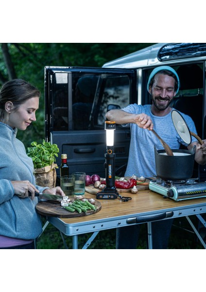 WX027.9 20VOLT 510 Lümen Çok Fonksiyonlu LED Fener (Akü Dahil Değildir) fırsatları