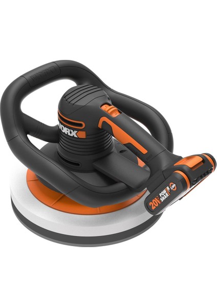 WX856 20VOLT 2.0AH. Li-Ion 254MM Şarjlı Orbital Polisaj Makinesi