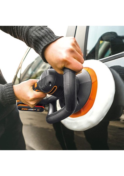WX856 20VOLT 2.0AH. Li-Ion 254MM Şarjlı Orbital Polisaj Makinesi