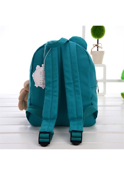 Peluş Ayı Asılı Ayı Baskılı Çocuk Okul Sırt Çantası (Yurt Dışından)