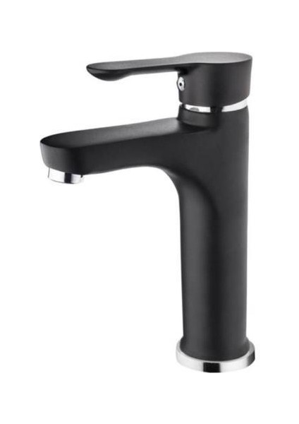 Milas Yüksek Lavabo Bataryası Siyah Altın