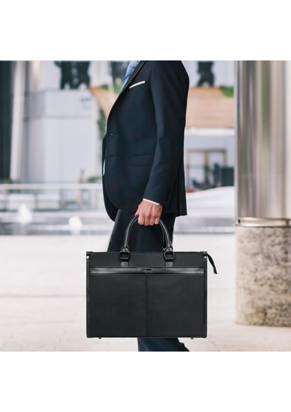 Erkek Su Geçirmez Büyük Kapasiteli Evrak Çantası - Siyah (Yurt Dışından) fiyatları