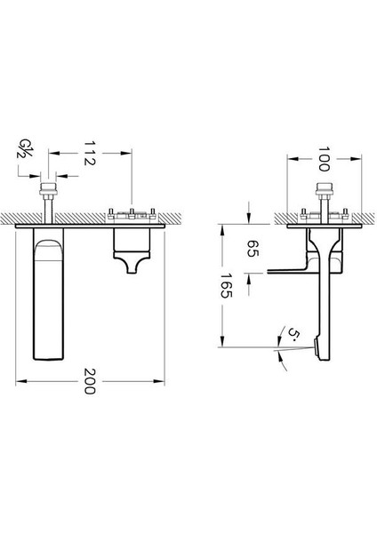 Artema Suit L Ankastre Lavabo Bataryası Altın A4248623 fiyatları