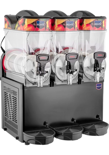 Üçlü Slush (Buzlaş) Makinası 10+10+10 lt