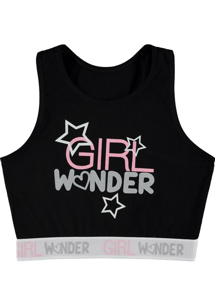 Kız Çocuk Büstiyer 8-12 Yaş Siyah