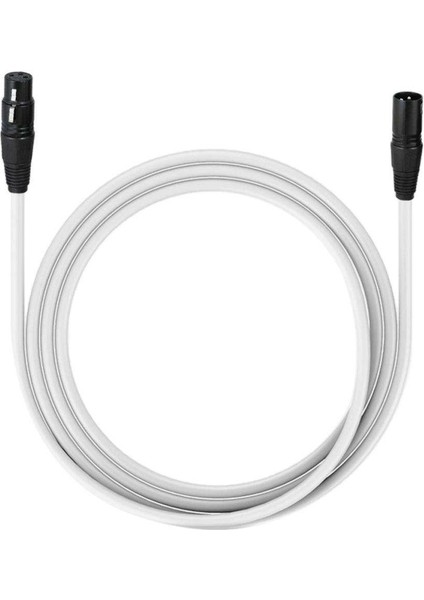 3 Pin Xlr Mikrofon Kablosu Erkek Dişi Yama Kurşun Mic - Gümüş Pins 2 M (Yurt Dışından)