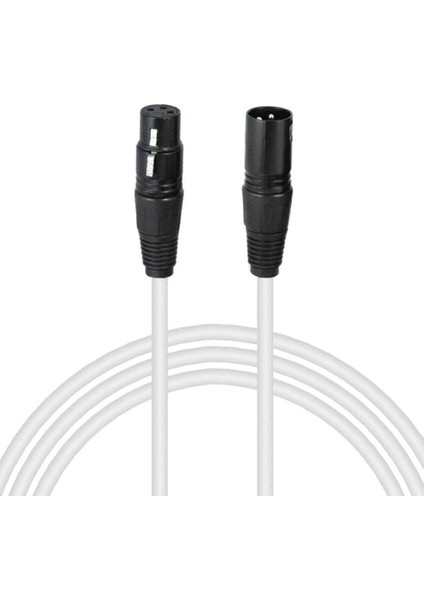 3 Pin Xlr Mikrofon Kablosu Erkek Dişi Yama Kurşun Mic - Gümüş Pins 2 M (Yurt Dışından)