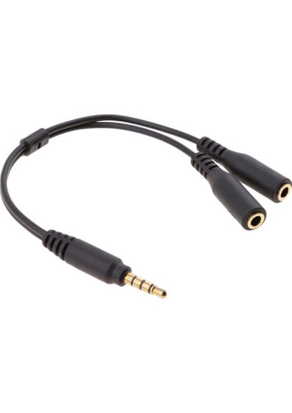 Y Splitter Kablo 2.5mm Erkek 3.5mm Çift Dişi Adaptörü Ses Kabloları (Yurt Dışından)