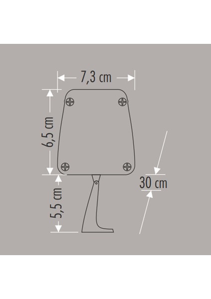CT-4670 9W Wallwasher 30 cm Yeşil Işık modelleri