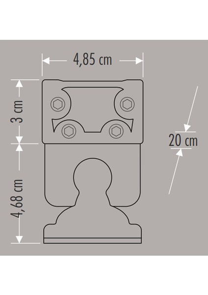 6W 20CM Yeşil Gold Wallwasher CT-4694 modelleri