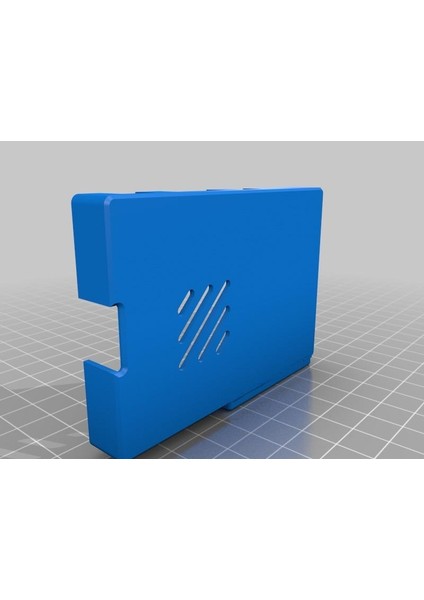 Raspberry Pi 3 Soğutucu Kesmesi Ile 3 Slim Kılıf - Küçük Çubuklar - Microsd Tutucu Plastik Aparat