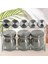 13626 Metal Standlı 9 Parça Cam Baharat Takımı Inox 1