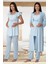 6014 Lohusa Pijama Sabahlık Takım 1
