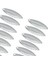 40 Paket Metal Balıkçılık Lures Spinner Bıçakları Dıy Spinner Yem Parçaları Gümüş 5