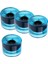4 Adet 70X51MM Pro Boş Kaykay Pu Açık Mavi Longboard Kruvazör Tekerlekler Temizle Mavi 1