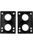 2x 1 Çift Yedek 6mm Siyah Pe Longboard & Kaykay Yükselticiler Şok Pedleri 2