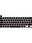 Macbook Pro 13'inc 2020 A2338 (M1 İşlemcili) Silikon Klavye Koruyucu Türkçe Touchbar Siyah 1