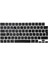 Macbook Pro 14.2 İnç A2442 / A2779 / A992 / A2918 / A3112 / A3185 / A3401 Klavye koruma siyah 3