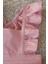 Askıları Fırfırlı Kat Kat Pembe Kız Çocuk Elbise Bandana Takım 1-8 Yaş 3