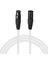 3 Pin Xlr Mikrofon Kablosu Erkek Dişi Yama Kurşun Mic - Gümüş Pins 2 M (Yurt Dışından) 2